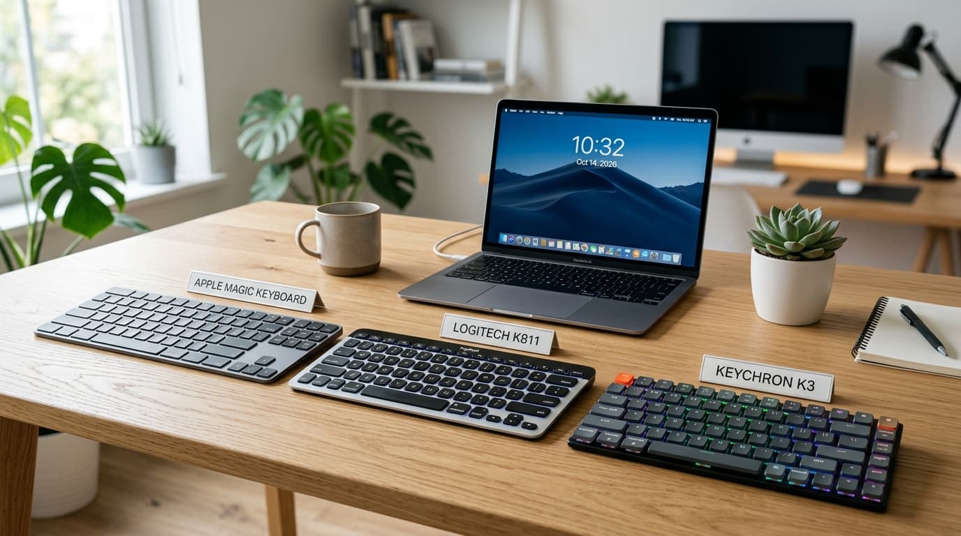 So sánh các mẫu bàn phím Bluetooth cho MacBook 2026.