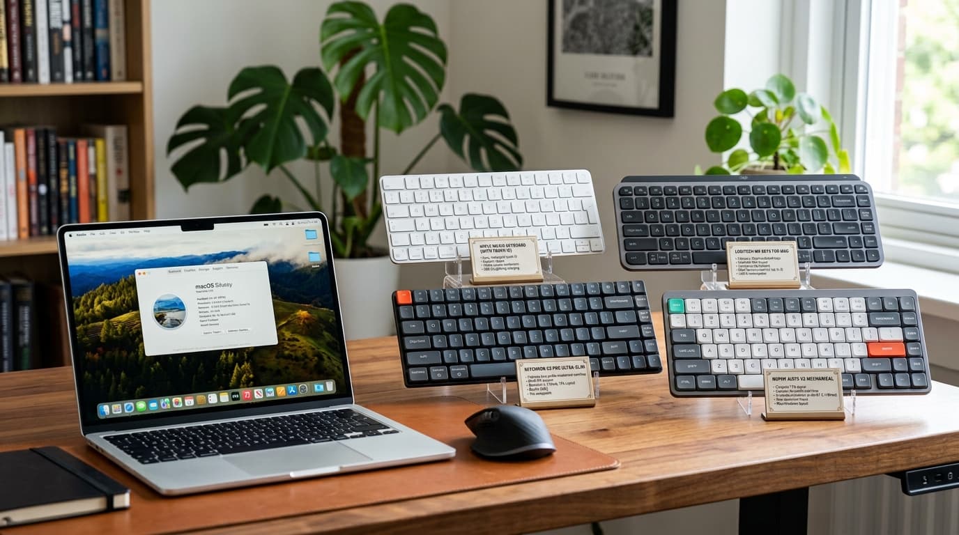 Các mẫu bàn phím Bluetooth được khuyến nghị cho MacBook.