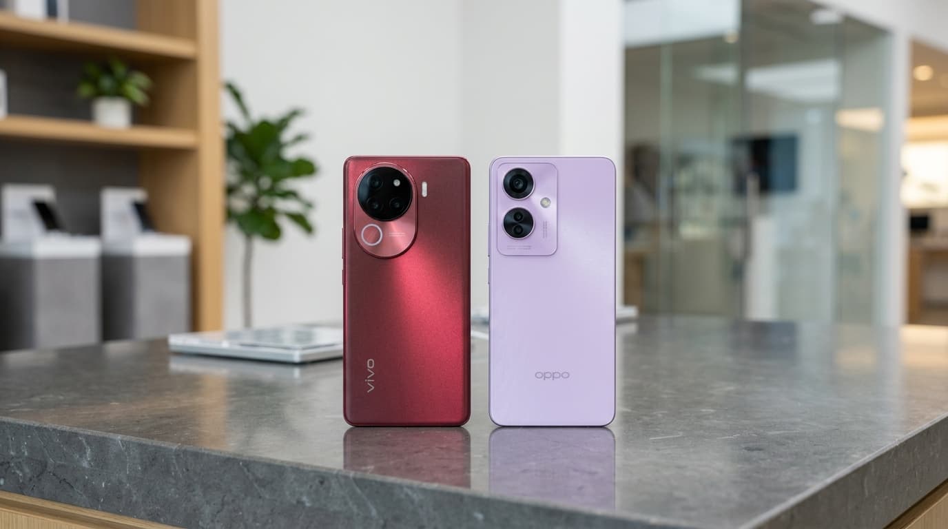 So sánh OPPO Reno 11 F và vivo V30e trong phân khúc smartphone 8 triệu đồng.